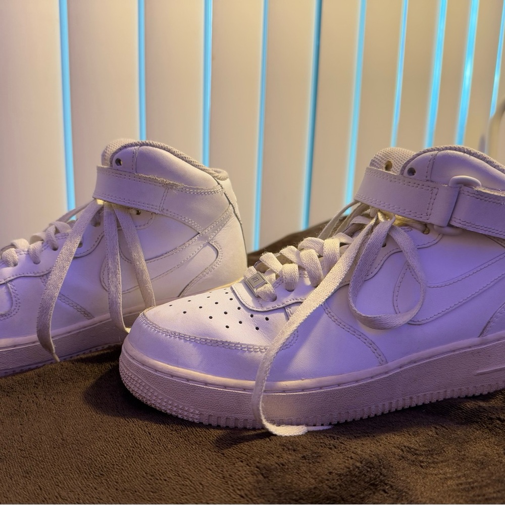 Nike White High-Top Sneakers